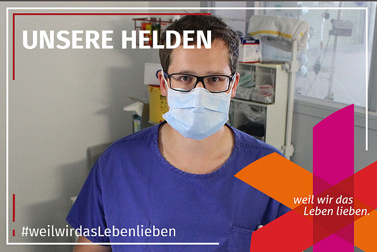Unsere Helden: Jan Dreßler, Intensivpfleger am Diak Klinikum Schwäbisch Hall