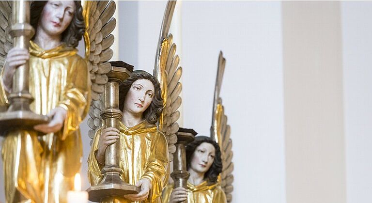 Engel in der St. Laurentius Kirche Neuendettelsau