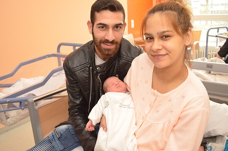 Die kleine Aneliya ist Nürnbergs erstes Baby im Jahr 2019
